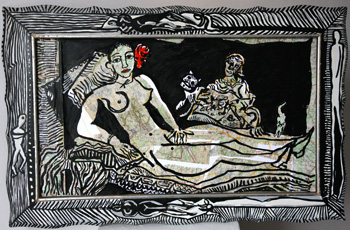 Odalisque par Pierre Francois Galerie Dock Sud Sète