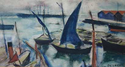 Port de S&egrave;te par Francois Desnoyer - 1936