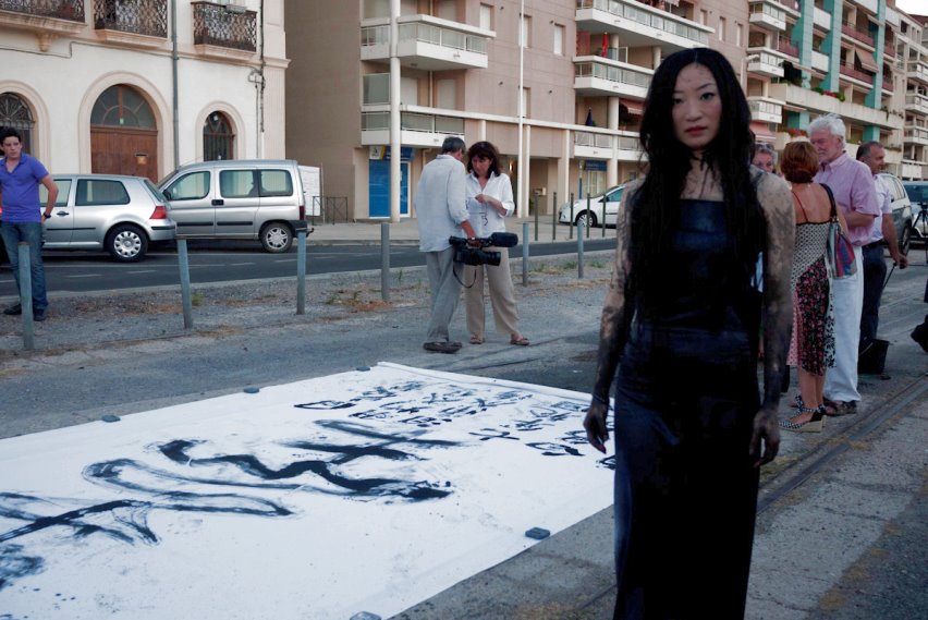 Kaixuan Feng en performance à Sète