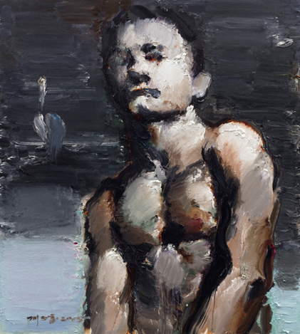 Liu Zhengyong Galerie Dock Sud Huile sur toile