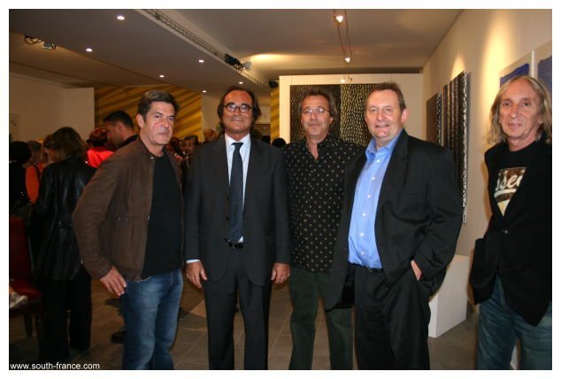 Gilles Marie Dupuy, Didier Vesse, Francois Commeinhes et Martin Bez. Galerie Dock Sud 