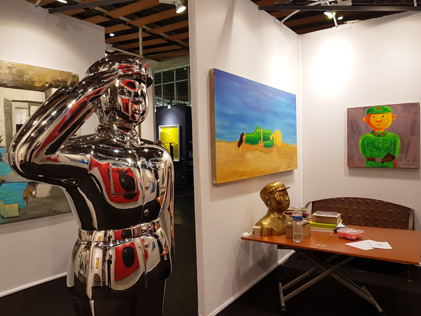 Stand Galerie Dock Sud à Lille Artup 2018